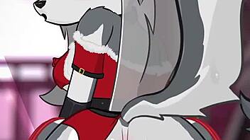 I love Loona's Christmas anal in Helluva Boss game