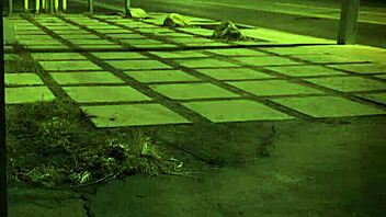 Lilly struggles with self-bondage in trouble