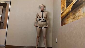 Lonely Milf Plays Saxophone Solo in Intimate Session