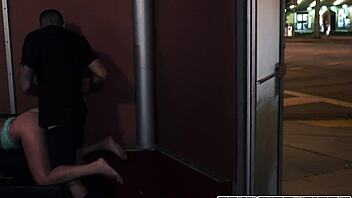 Innocent Teen Valerie White's Hard Street Fuck