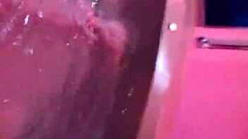 petite ebony ass shaking in sexy black lingerie