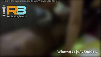 Brazilian cuckold watches his wife getting fucked by a big black cock