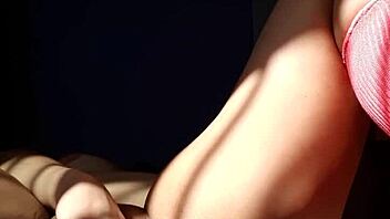 Slut prostitute uses toys on long pussy in casual romp