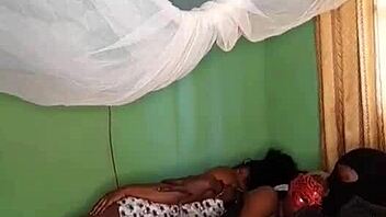 Hot girlfriend caught her boyfriend in action with her roommate