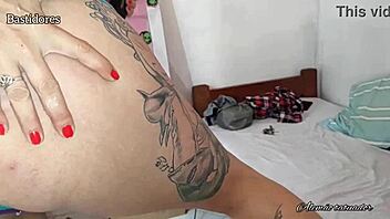 Behind the scenes introduction of fairy mel and german tattoo artist.