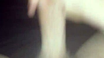 Young hairy guy RECEIVES HANDJOB and SHOOTS CUM in gay encounter