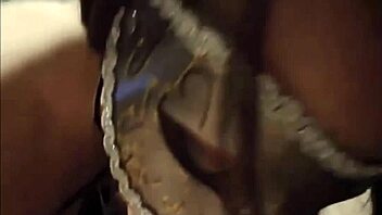 I watch this masked milf suck cock and fuck in homemade tape