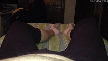 i'm a shemale in ankle socks panties, masterbating for my maledom, it's so thrilling