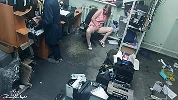 slutty blonde masturbates outdoors next to stranger reaching orgasm