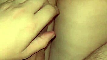 I ride her in cowgirl while she's on her period, creampie.