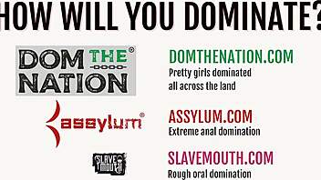Pisslavemang och anal dominans för 18+ slav i bondage