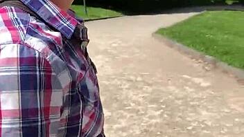 French Guy Seduces Big Tits Blonde in Paris Streets