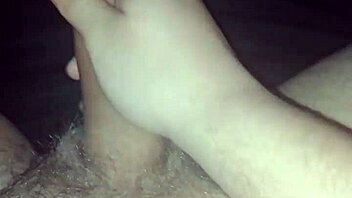 Young hairy guy RECEIVES HANDJOB and SHOOTS CUM in gay encounter