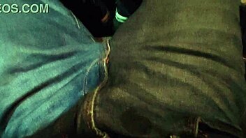 Someone pees in the car while outdoors publicly