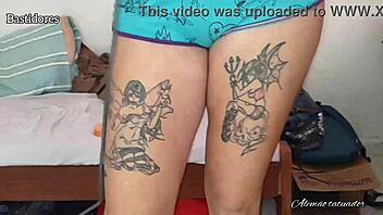 Behind the scenes introduction of fairy mel and german tattoo artist.