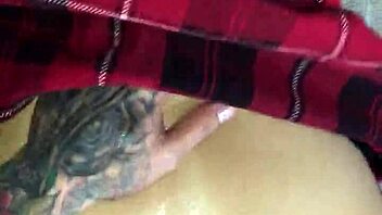 Couple Engages in Bent Over Doggystyle Fucking with Footjob and Skirt Play, Ending in Creampie