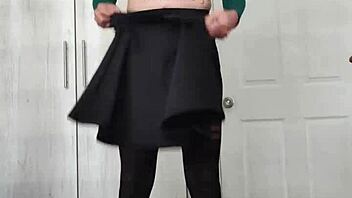 Sofia Natalia Changes Her Skirt Gracefully
