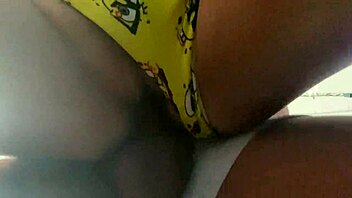 My stepsister watches American feet while I pleasure her with a sex toy. She obliges and gives me a blowjob
