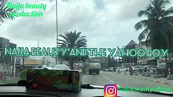 Naija beauty has sex with yahoo boy by window