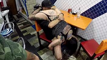 Fucking my way to a perfect orgasm - public cock fucking with a tattooed babe