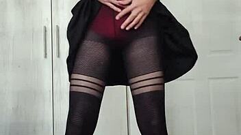 Sofia Natalia Changes Her Skirt Gracefully