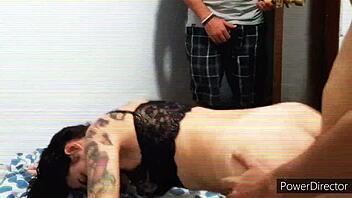 Amateur Couple With Wife And Friend In Group Threesome