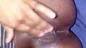 Feeling the Intense Pleasure in Her Sexy African Pussy