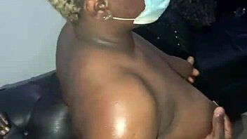 Watch this hot gangbang where she's bent over for doggystyle banging!