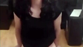 sexy tranny CUMS with no hands on webcam