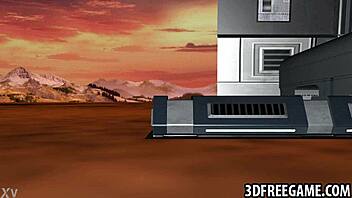 Hot 3D Cartoon Blonde Babe Gets Pussy Licked