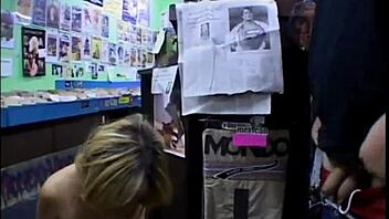 Hot Blonde Licking Her Pussy And Blowjob Group Of Men