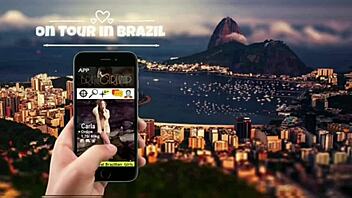 Hey, this tourist is riding that horny latina cyclist so good! 😏