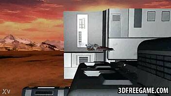 Hot 3D Cartoon Blonde Babe Gets Pussy Licked