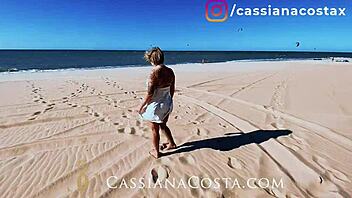 Cassiana Costa Attacks A Guy And Her Husband Films The Intense Action