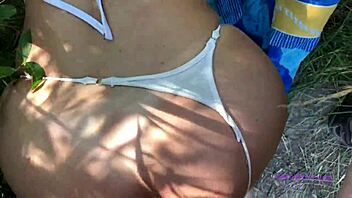 European MILF enjoys anal cocking