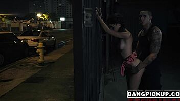 joseline kelly's emotions surge as she's fucked hard on the street