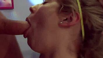 Chastity Lynn swallows cum after fucking that teen 18+ blonde