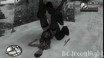 Hey Santa, screwing in the snow at Christmas! - GTA SA