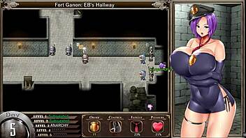 Karryn's Prison Hentai Game Ep 14: Intense Anal Play and Fingering Orgasm