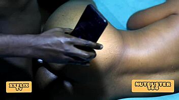 Ebony amateurs drenched in sticky cumshots