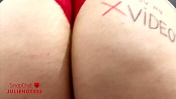 Juliehot33's Curvy Ass Gets Slapped Hard in Wild Xvideos Action