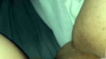 Hairy wife's masturbation with big cock