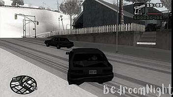 Hey Santa, screwing in the snow at Christmas! - GTA SA