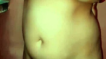 Indian wife with big boobs shakes and teases