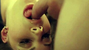 Brunette Amateur Gives Facial Blowjob and Swallows Oral Cum