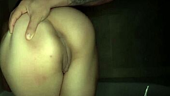 bathtub scene with tyler steel and nina lopez in a reality amateur setting