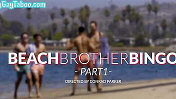 Gay stepbrothers explore their kinky desires in this hot video