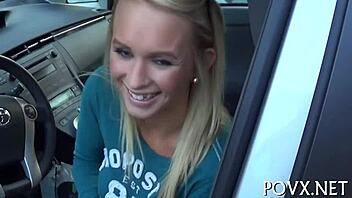 Naughty girl takes it hard and rough