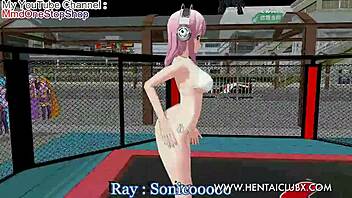 Anime Girl Endures Intense Fight And Ballbusting In Ryona Hentai Mmd