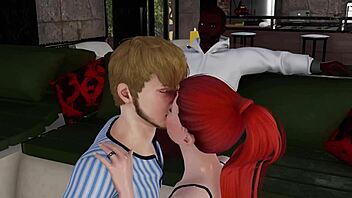 Petite redhead cheats on first love with old interracial partner 😈